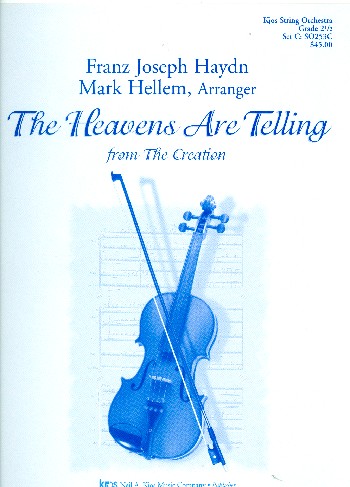 The Heavens are telling&nbsp;&nbsp;for string orchestra&nbsp;&nbsp;score and parts set C (8-8-5-5-5)