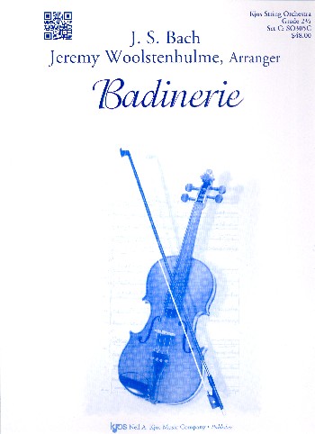 Badinerie BWV1067&nbsp;&nbsp;for string orchestra&nbsp;&nbsp;score and parts (8-8-5--5-5-5)