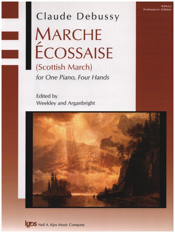 Marche Écossaise (Scottish March)  for 1 piano for 4 hands  score