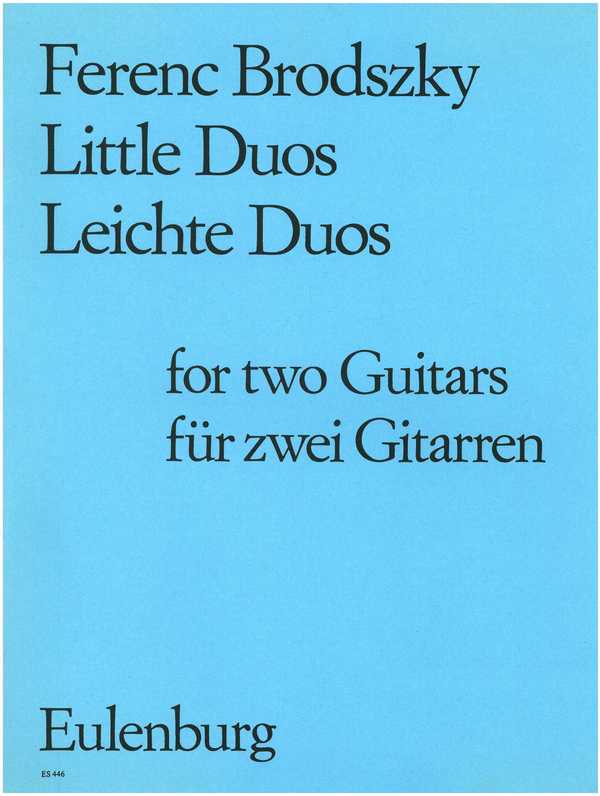 Leichte Duos&nbsp;&nbsp;für 2 Gitarren&nbsp;&nbsp;