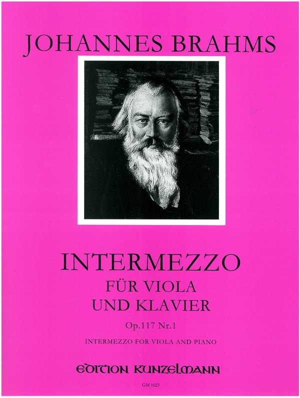 Intermezzo op.117,1&nbsp;&nbsp;für Viola und Klavier&nbsp;&nbsp;