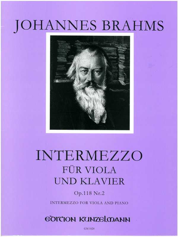 Intermezzo op.118,2&nbsp;&nbsp;für Viola und Klavier&nbsp;&nbsp;