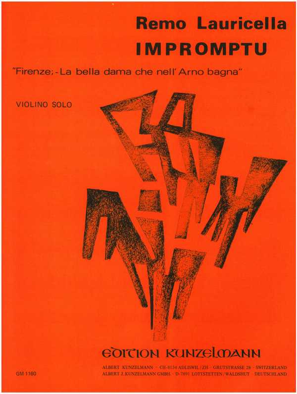 Impromptu&nbsp;&nbsp;für Violine&nbsp;&nbsp;