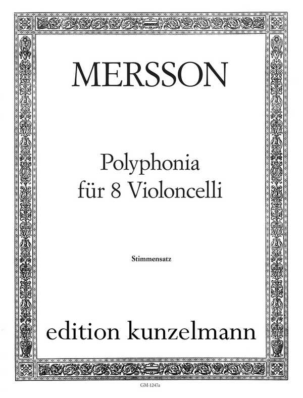 Polyphonia op.44  für 8 Violoncelli  Stimmen