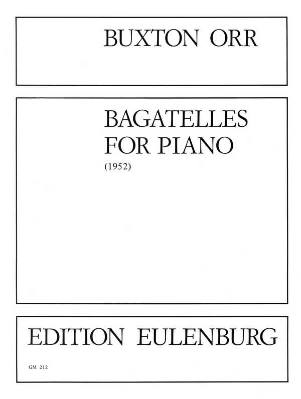Bagatellen  für Klavier  