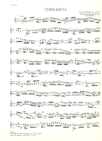 Concerto g-Moll op.10,2&nbsp;&nbsp;für Streichorchester&nbsp;&nbsp;Violine 1