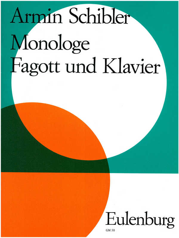 Monologe op.90&nbsp;&nbsp;für Fagott und Klavier&nbsp;&nbsp;