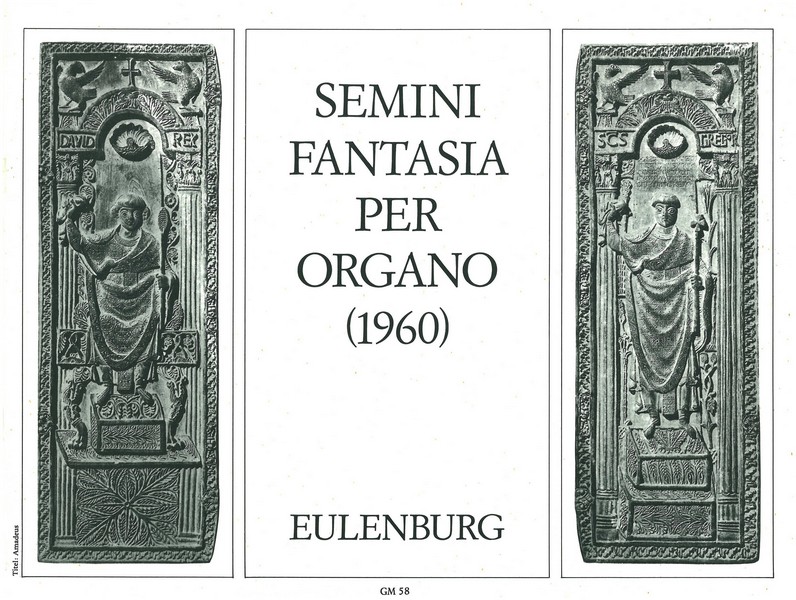 Semini, Carlo Florindo fantasie&nbsp;&nbsp;für Orgel&nbsp;&nbsp;Orgel - Spielpartitur(en)