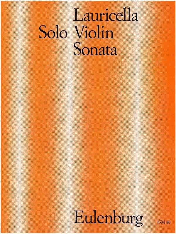 Sonate&nbsp;&nbsp;für Violine&nbsp;&nbsp;