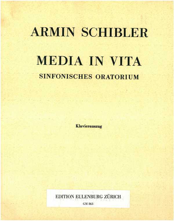 Media in vita op.48&nbsp;&nbsp;für Soli, gem Chor und Klavier&nbsp;&nbsp;Partitur