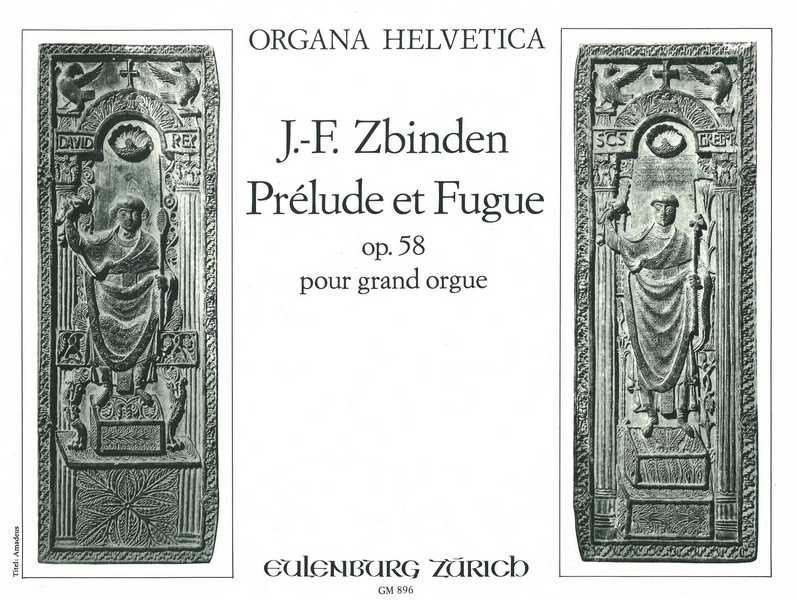 Prélude et Fuge op.58&nbsp;&nbsp;pour grand orgue&nbsp;&nbsp;