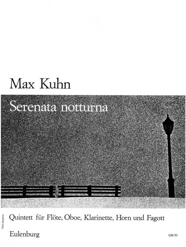 Serenata notturna  für Flöte, Oboe, Klarinette, Horn und Fagott  Stimmen