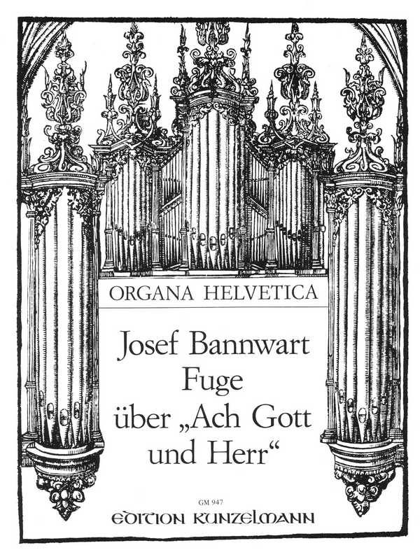 Fuge über Ach Gott und Herr&nbsp;&nbsp;für Orgel&nbsp;&nbsp;