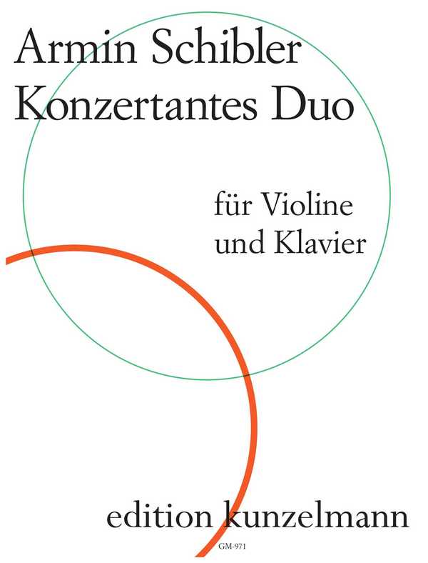 Konzertantes Duo&nbsp;&nbsp;für Violine und Klavier&nbsp;&nbsp;