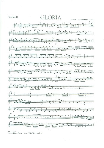 Gloria  für gem Chor und Orchester  Violine 2