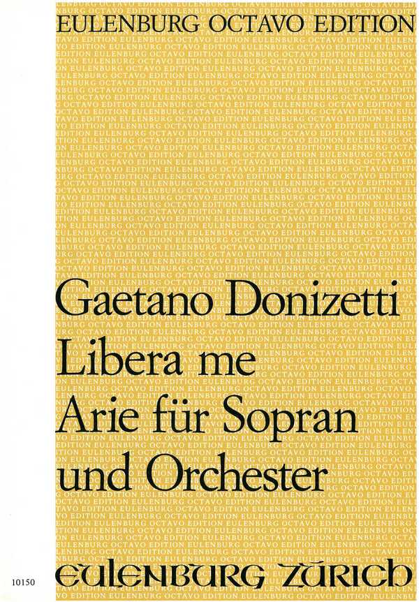 Libera me&nbsp;&nbsp;für Sopran, Violine und Orchester&nbsp;&nbsp;Partitur