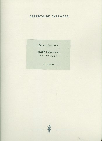 Konzert a-Moll op.54 für Violine und Orchester  für Violine und Klavier  