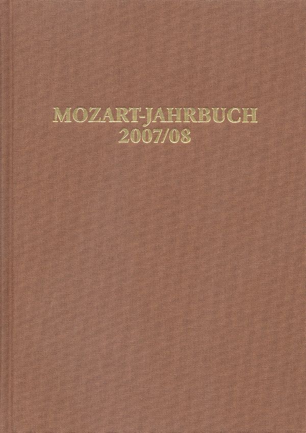 Mozart-Jahrbuch 2007/08&nbsp;&nbsp;&nbsp;&nbsp;Buch