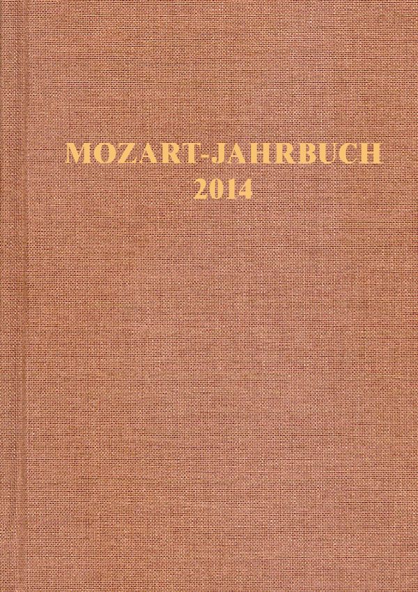 Mozart-Jahrbuch 2014&nbsp;&nbsp;&nbsp;&nbsp;Buch