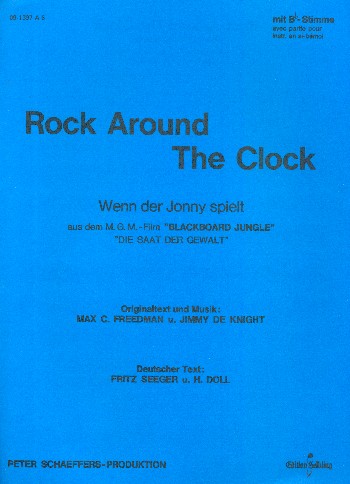 Rock around the Clock:&nbsp;&nbsp;für Akkordeon und B-Stimme&nbsp;&nbsp;Partitur (en/dt)