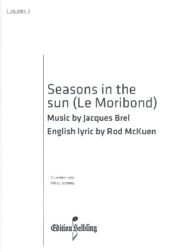 Seasons in the Sun:  für Akkordeon (mit Bb-Stimme) (mit Text)  Stimmen