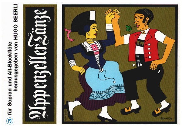 Appenzeller Tänze Band 3&nbsp;&nbsp;für Sopran- und Altblockflöte&nbsp;&nbsp;Spielpartitur
