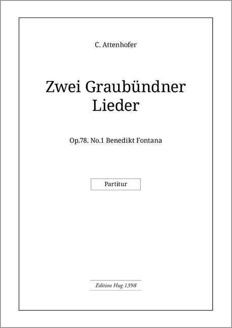 Attenhofer Carl  Benedikt Fontana  MCh