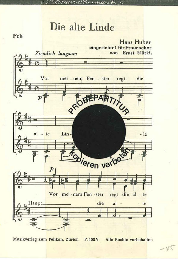 Huber Hans&nbsp;&nbsp;Alte Linde&nbsp;&nbsp;FCh