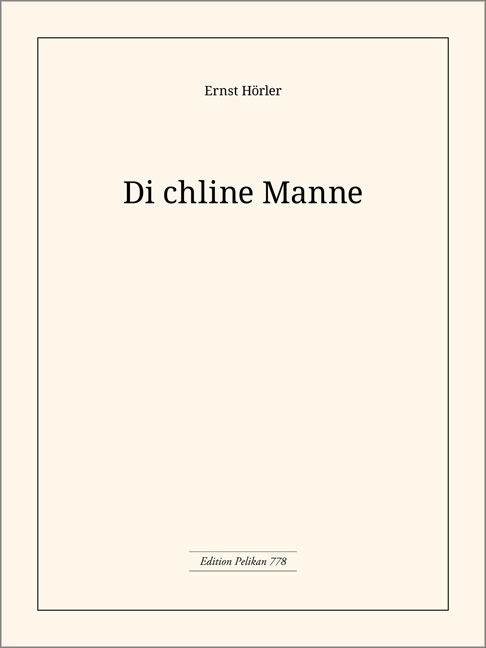Hörler Ernst&nbsp;&nbsp;Chline Manne&nbsp;&nbsp;Pno