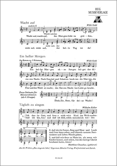 Gohl Willi&nbsp;&nbsp;Ein heller Morgen ohne Sorgen&nbsp;&nbsp;GemCh