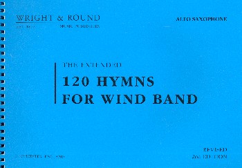 120 Hymns&nbsp;&nbsp;for for wind band&nbsp;&nbsp;alto saxophone