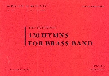 120 Hymns (extended 3rd edition)&nbsp;&nbsp;for brass band&nbsp;&nbsp;euphonium in Bb treble clef