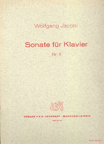 Sonate Nr.3  für Klavier  