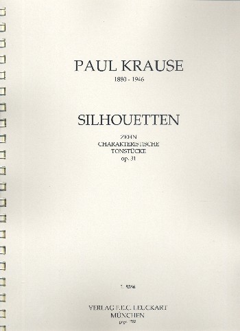 Silhouetten op.31  für Orgel  Archivkopie