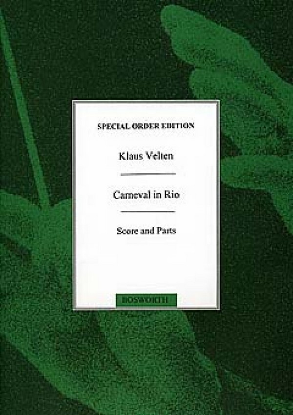 Carneval in Rio  for recorder ensemble  score and parts,  archive copy