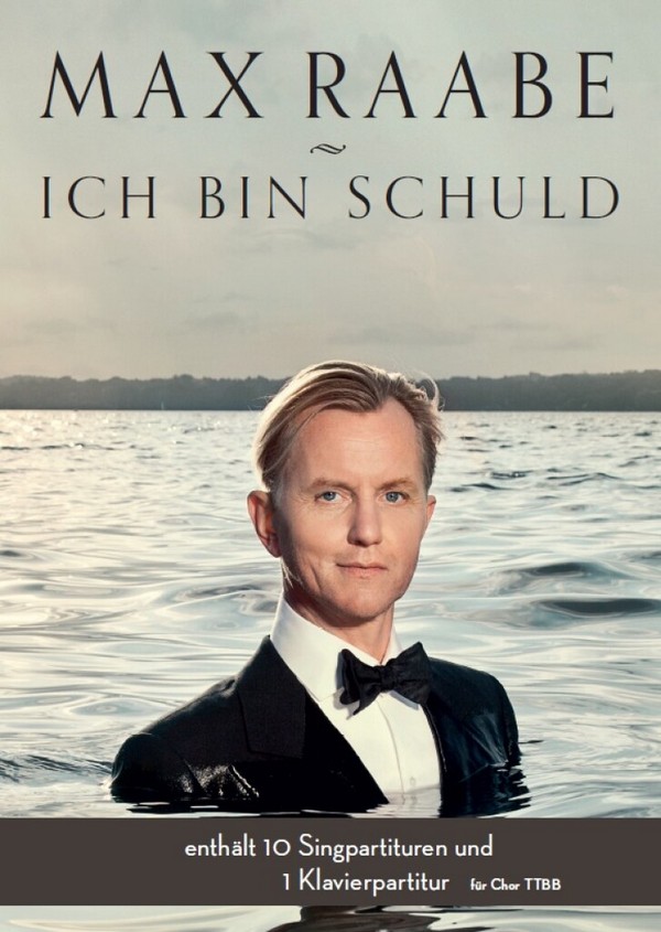 Max Raabe: Ich Bin Schuld (TTBB/Piano)  TTBB, Piano Accompaniment, Men's Voices  Vocal Score