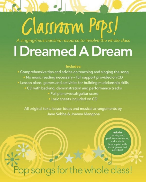 Classroom Pops! I Dreamed A Dream&nbsp;&nbsp;Piano, Vocal & Guitar&nbsp;&nbsp;Vocal Album