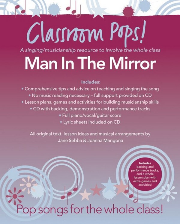 Classroom Pops - Man In The Mirror&nbsp;&nbsp;for piano/vocal/guitar&nbsp;&nbsp;