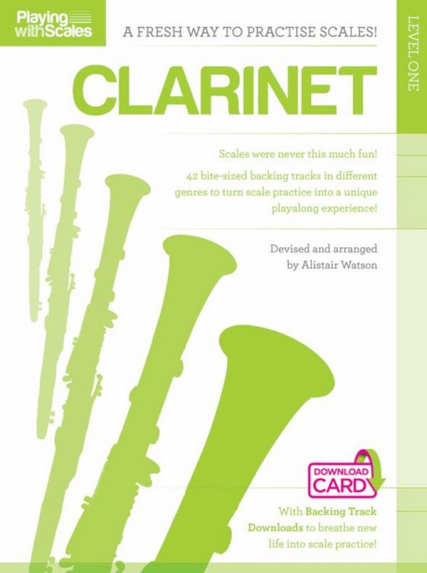 Playing With Scales: Clarinet Level 1 (Book/Download)&nbsp;&nbsp;Clarinet&nbsp;&nbsp;Instrumental Tutor