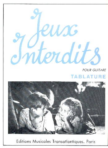 Jeux interdits  for guitar in tablature  