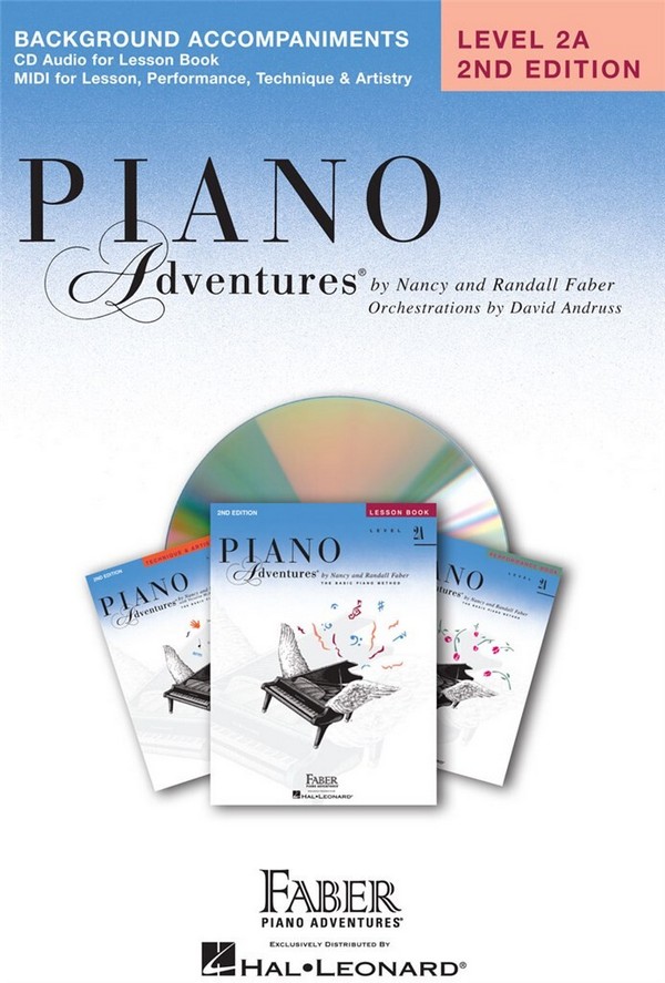 Piano Adventures - Lesson Book - Level 2A (Cd)  Piano  Backing Tracks