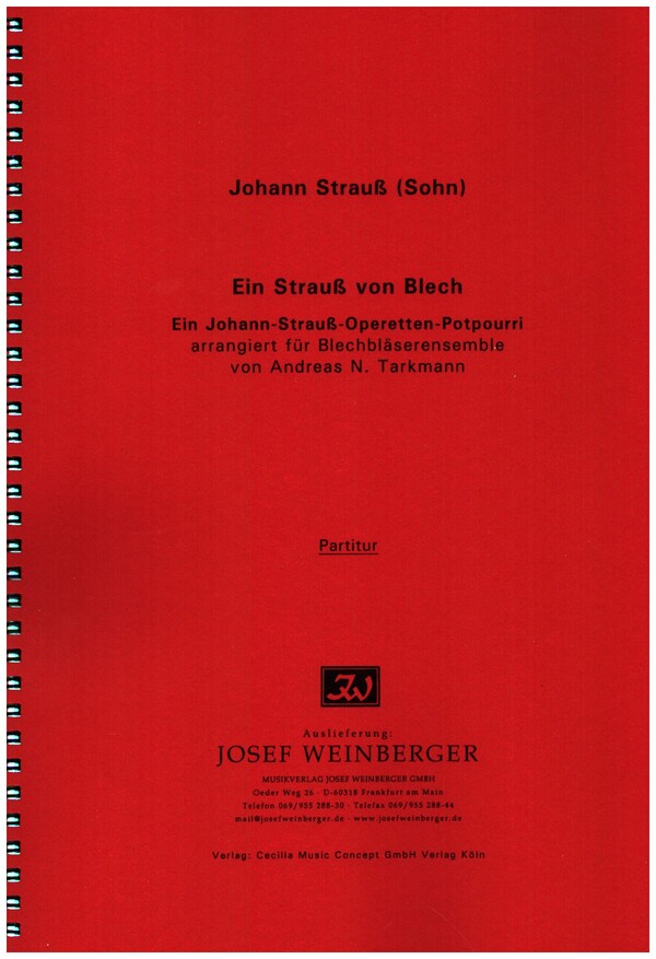 Ein Strauss von Blech&nbsp;&nbsp;für Blechbläserensemble&nbsp;&nbsp;Partitur