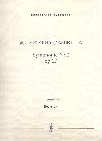 Sinfonie Nr.2 op.12  für Orchester  Studienpartitur