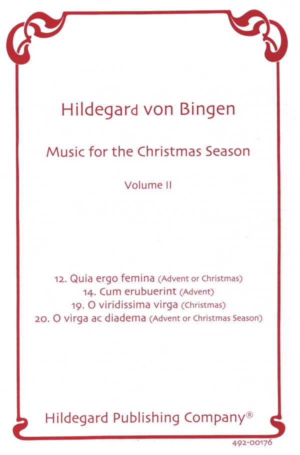 Music for the Christmas Season vol.2  for voice (unison chorus) a cappella  
