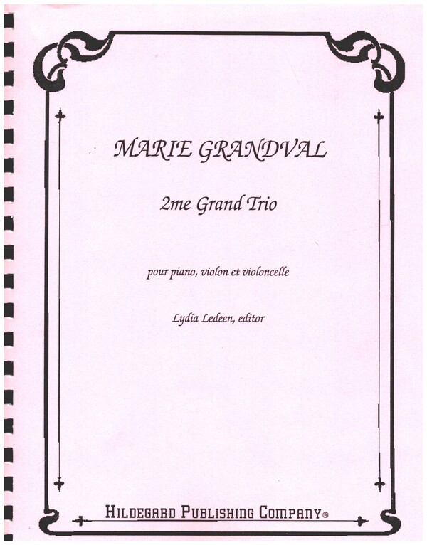 Trio no.2  pour piano, violon et violoncelle  partition et parties