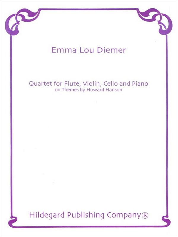 Quartet on Themes by Howard Hanson  for flute, violin, cello and piano  score and parts