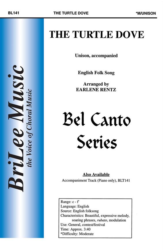 Earlene Rentz Turtle Dove, The&nbsp;&nbsp;&nbsp;&nbsp;Chorpartitur