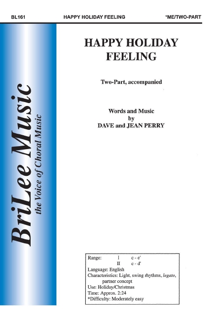 David Perry, Jean Perry Happy Holiday Feeling&nbsp;&nbsp;&nbsp;&nbsp;Chorpartitur