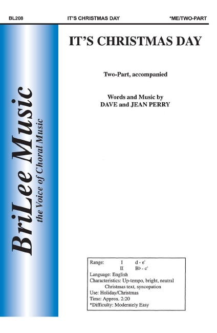 David Perry, Jean Perry It-S Christmas Day&nbsp;&nbsp;&nbsp;&nbsp;Chorpartitur