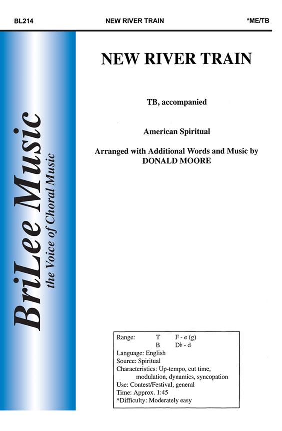 Donald Moore New River Train&nbsp;&nbsp;Männerchor und Keyboard&nbsp;&nbsp;Chorpartitur